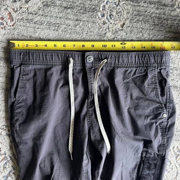 Womens Vuori Ripstop Active Everyday Pant Color Charcoal Size Large - Picture 10 of 12